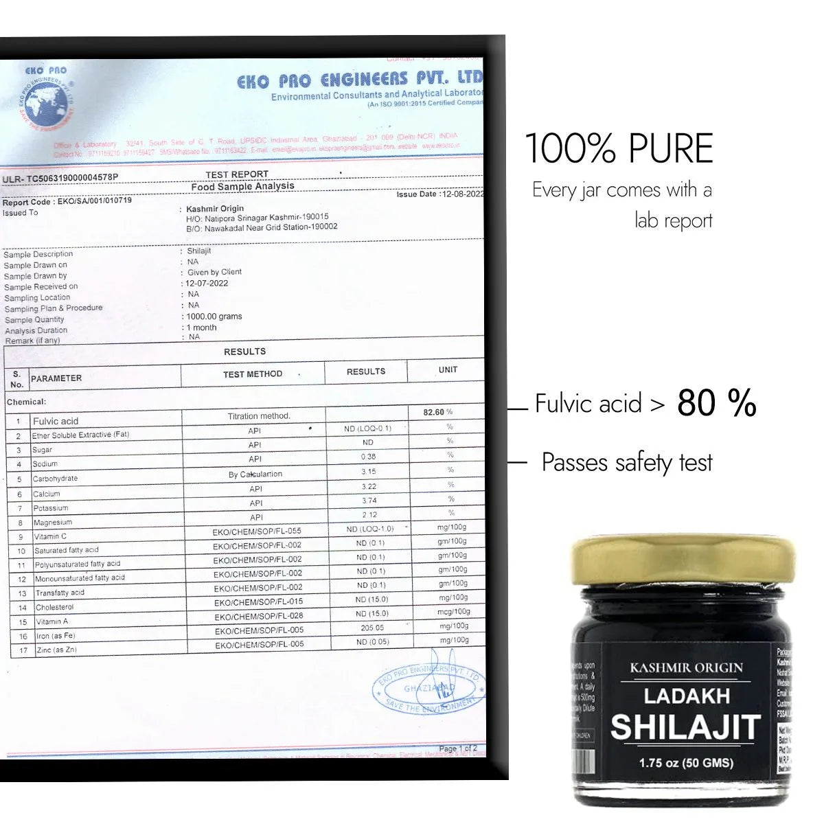 Ladakh Shilajit (50gm) | Pure and Organic Himalayan Shilajit